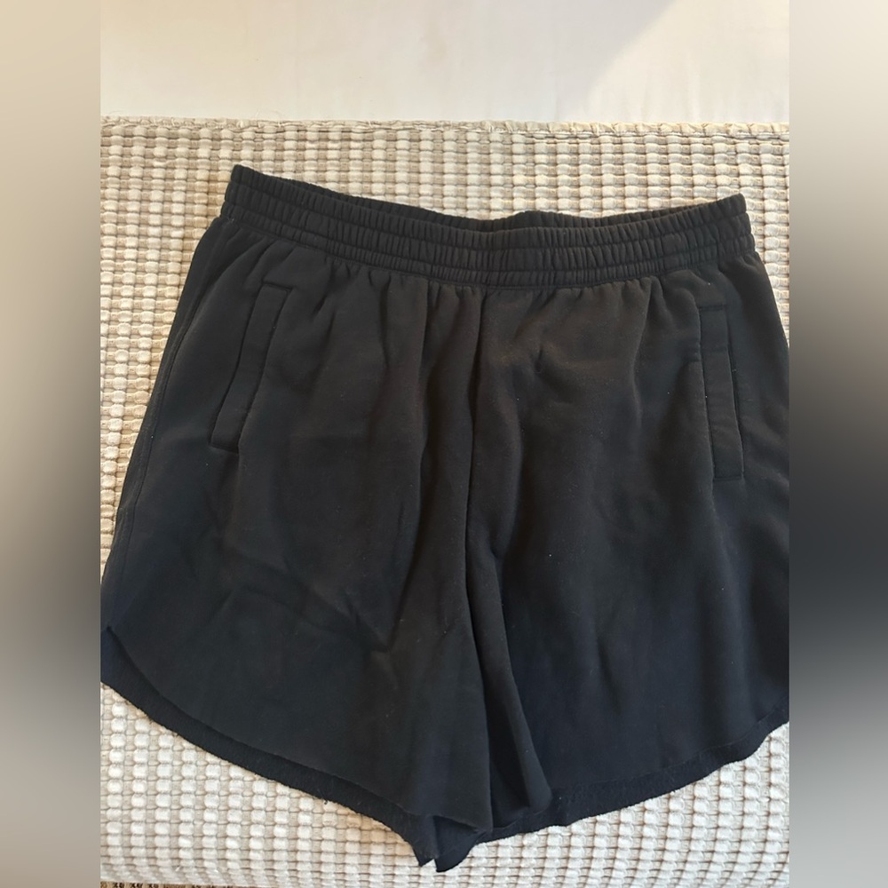 Women's Black Sweat Shorts Lularoe Plus Size
